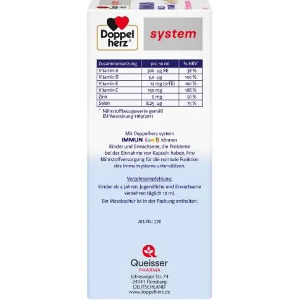 DOPPELHERZ Immun flüssig family system 250 ml