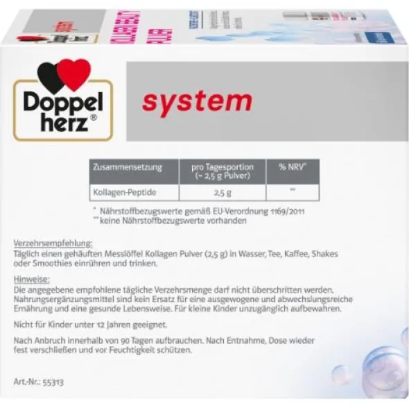 DOPPELHERZ Kollagen Beauty system Pulver 150 g