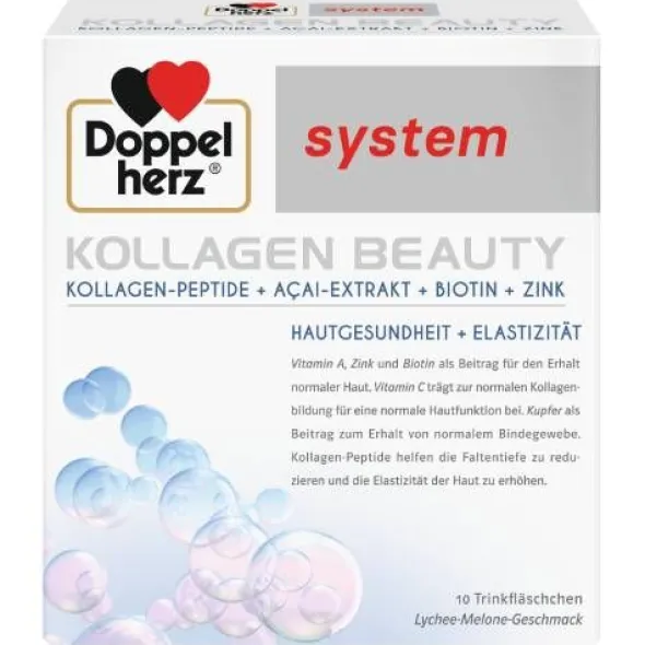 DOPPELHERZ Kollagen Beauty system Trinkfläschchen 10 St