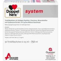 DOPPELHERZ Kollagen Beauty system Trinkfläschchen 30 St