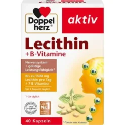 DOPPELHERZ Lecithin+B-Vitamine Kapseln 40 St