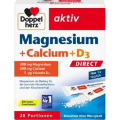DOPPELHERZ Magnesium+Calcium+D3 DIRECT Pellets 20 St