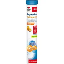 DOPPELHERZ Magnesium+Calcium+D3 Brausetabletten 15 St