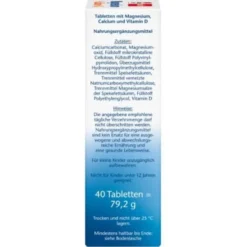 DOPPELHERZ Magnesium+Calcium+D3 Tabletten 40 St