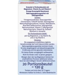DOPPELHERZ Magnesium 400 Citrat system Granulat 20 St