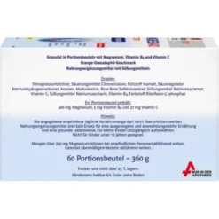 DOPPELHERZ Magnesium 400 Citrat system Granulat 60 St