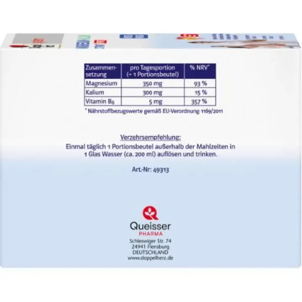 DOPPELHERZ Magnesium+Kalium Citrat system Granulat 40 St