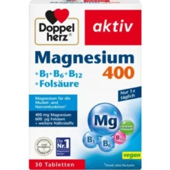 DOPPELHERZ Magnesium 400 mg Tabletten 30 St