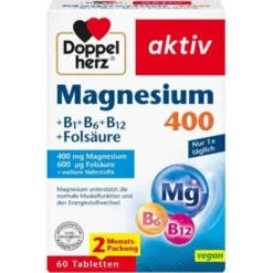 DOPPELHERZ Magnesium 400 mg Tabletten 60 St