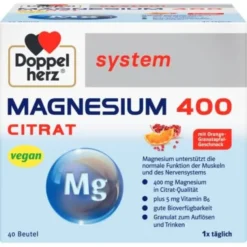 DOPPELHERZ Magnesium 400 40 St