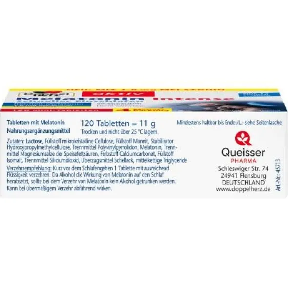 DOPPELHERZ Melatonin Tabletten 120 St