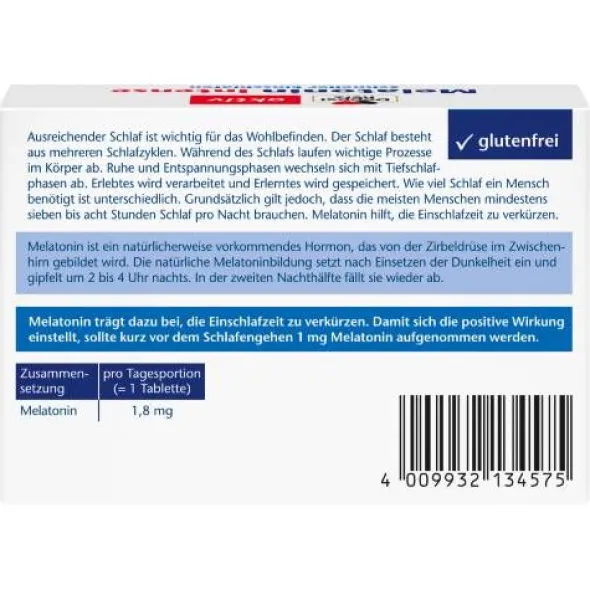 DOPPELHERZ Melatonin Tabletten 120 St