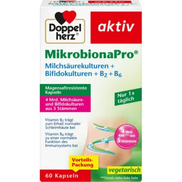 DOPPELHERZ MikrobionaPro Kapseln 60 St