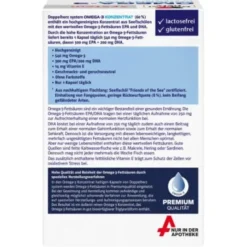DOPPELHERZ Omega-3 Konzentrat Kapseln 60 St