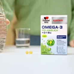 DOPPELHERZ Omega-3 pflanzlich system Kapseln 120 St