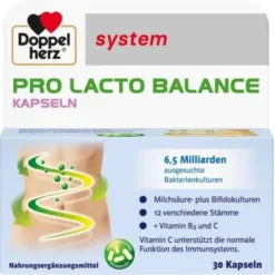 DOPPELHERZ Pro Lacto Balance system Kapseln 30 St