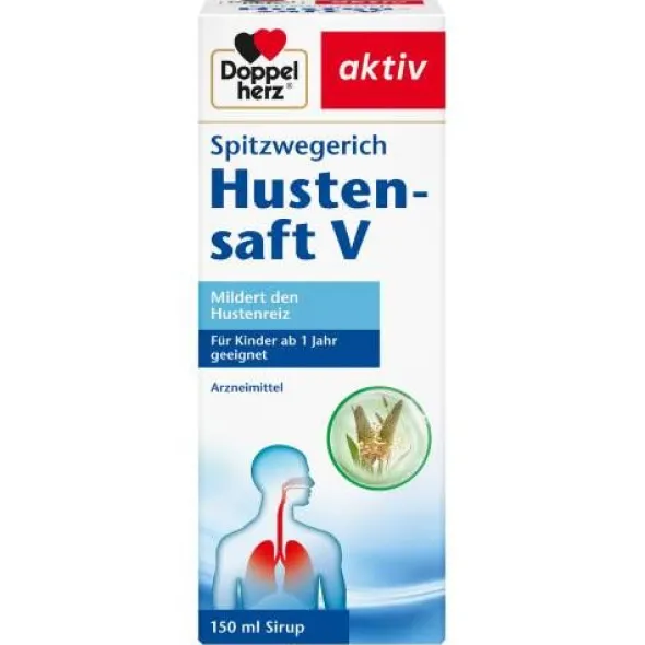 DOPPELHERZ Spitzwegerich Hustensaft V 150 ml