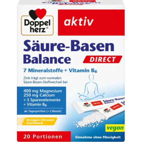DOPPELHERZ Säure-Basen Balance DIRECT Pellets 20 St
