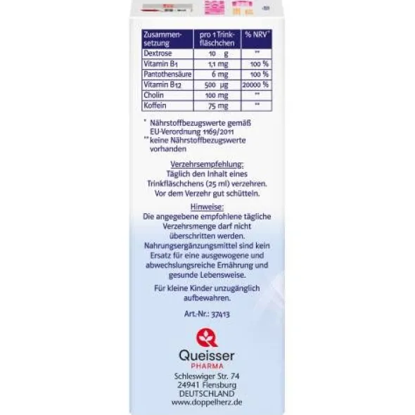 DOPPELHERZ Vitamin B12 Plus system Trinkampullen 10X25 ml