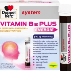 DOPPELHERZ Vitamin B12 Plus system Trinkampullen 10X25 ml