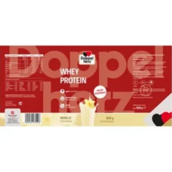 DOPPELHERZ Whey Protein Vanille-Geschmack Pulver 300 g