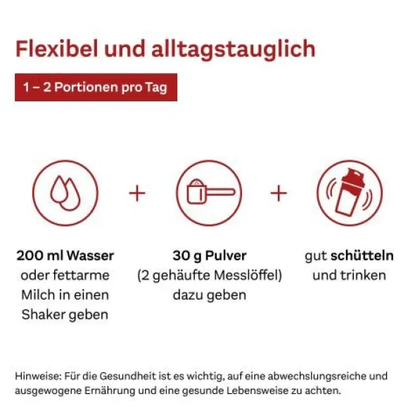 DOPPELHERZ Whey Protein Vanille-Geschmack Pulver 300 g