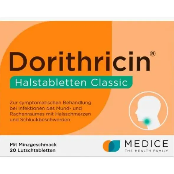 DORITHRICIN Halstabletten Classic 20 St