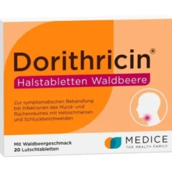DORITHRICIN Halstabletten Waldbeere 20 St