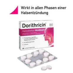DORITHRICIN Halstabletten Waldbeere 20 St
