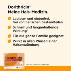 DORITHRICIN Halstabletten Waldbeere 40 St