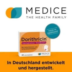 DORITHRICIN Halstabletten Waldbeere 40 St