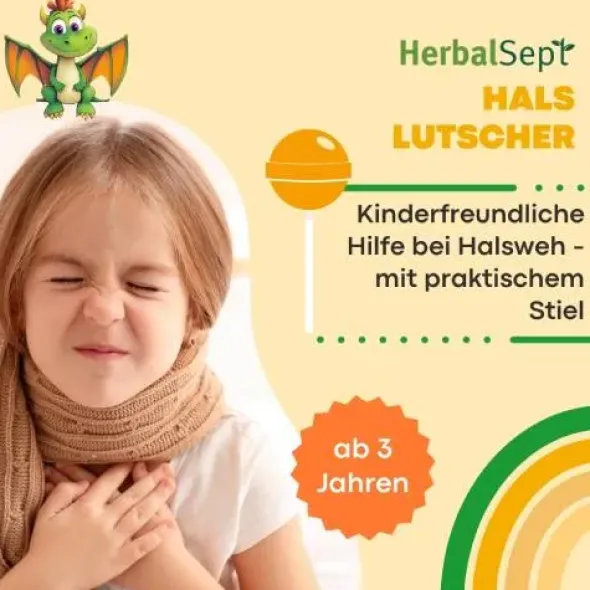 DR.THEISS HerbalSept Hals Lutscher Kids 6 St