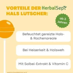 DR.THEISS HerbalSept Hals Lutscher Kids 6 St