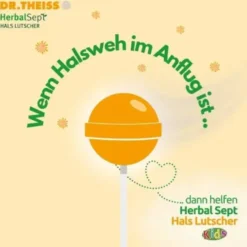 DR.THEISS HerbalSept Hals Lutscher Kids 6 St