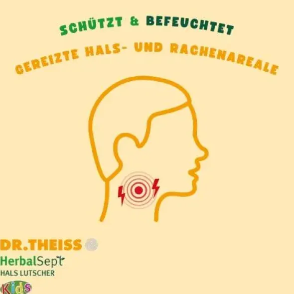 DR.THEISS HerbalSept Hals Lutscher Kids 6 St