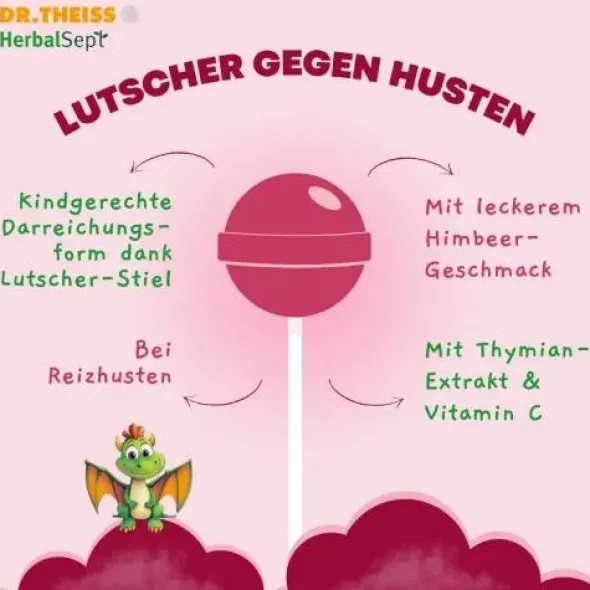 DR.THEISS HerbalSept Husten Lutscher Kids 6 St