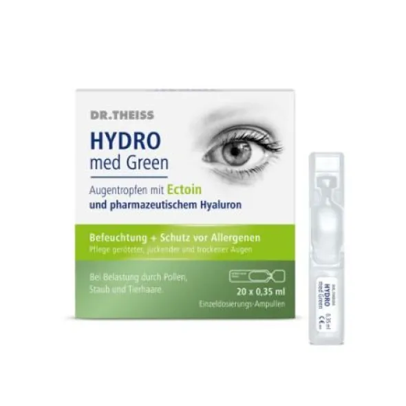 DR.THEISS Hydro med Green Augentro.Einzeldos.Amp. 20X0,35 ml