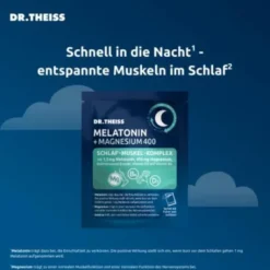 DR.THEISS Melatonin+Magn.400 Schlaf-Komplex Pulver 15X5 g