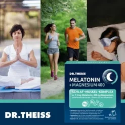 DR.THEISS Melatonin+Magn.400 Schlaf-Komplex Pulver 15X5 g