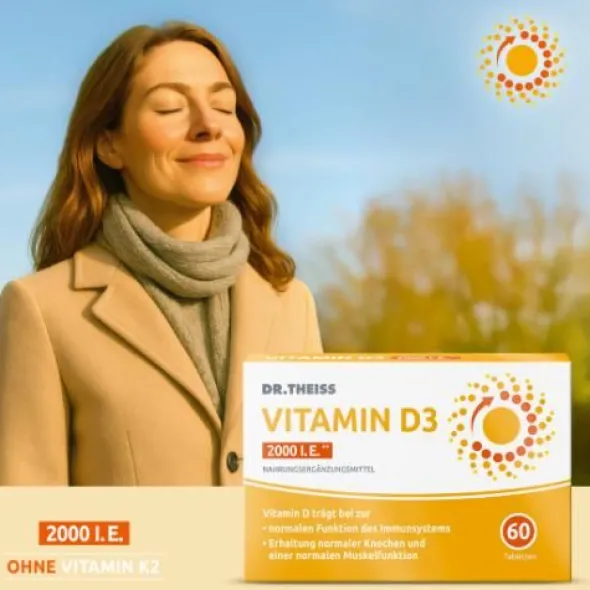 DR.THEISS Vitamin D3 Tabletten 2000 I.E. 60 St