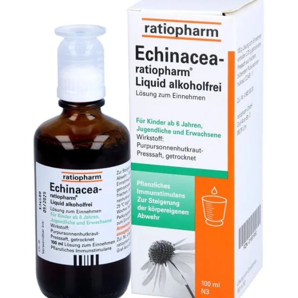 ECHINACEA-RATIOPHARM Liquid alkoholfrei 100 ml