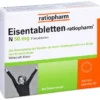 EISENTABLETTEN-ratiopharm N 50 mg Filmtabletten 100 St