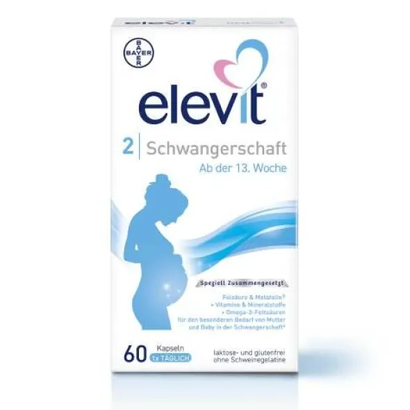 ELEVIT 2 Schwangerschaft Weichkapseln 60 St