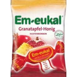 EM-EUKAL Bonbons Granatapfel-Honig zuckerhaltig 75 g