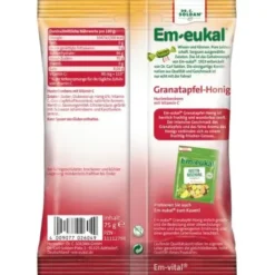 EM-EUKAL Bonbons Granatapfel-Honig zuckerhaltig 75 g