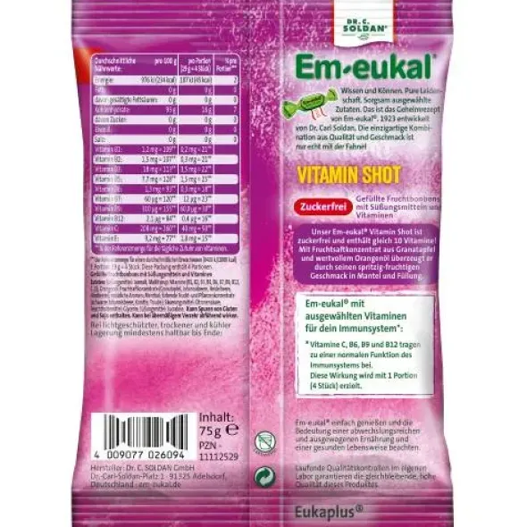 EM-EUKAL Bonbons ImmunStark Vitamin-Shot zfr 75 g