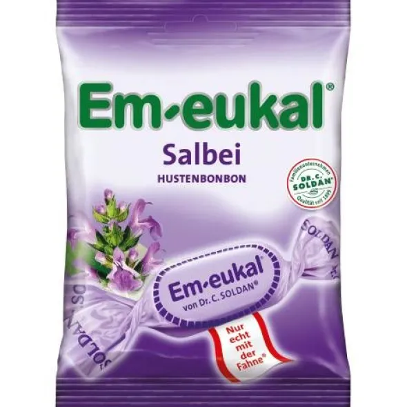 EM-EUKAL Bonbons Salbei zuckerhaltig 75 g