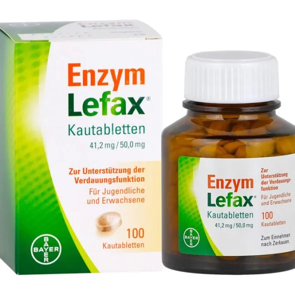 ENZYM LEFAX Kautabletten 100 St