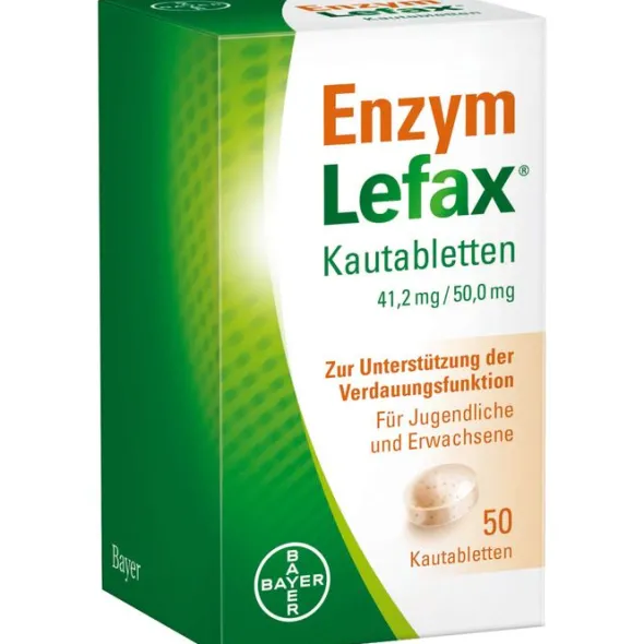 ENZYM LEFAX Kautabletten 50 St