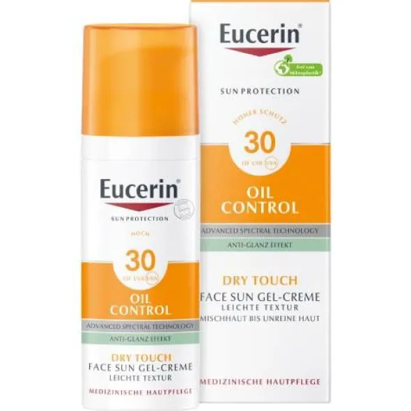 EUCERIN Sun Gel-Creme Oil Contr.Anti-Gl.Eff.LSF 30 50 ml